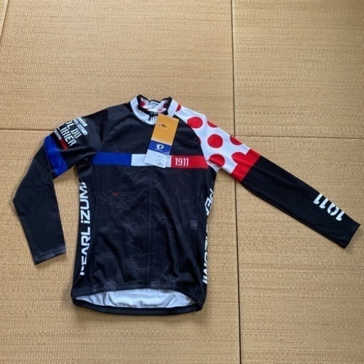 新品 タグ付●パールイズミ サイクルジャージ M 裏起毛●3455-BL