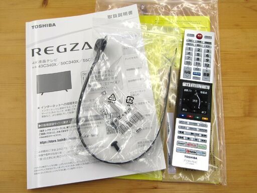 美品! 東芝/TOSHIBA 4液晶テレビ REGZA/レグザ 55C340X 2021年製