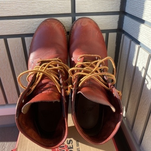 中古○レッドウィング ブーツ 25.0○ラウンドトゥ カッパー 9105