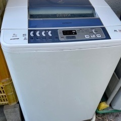 日立洗濯機　8kg ジャンク扱い