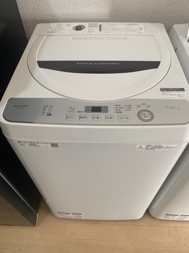 高年式⭐️Panasonic洗濯機4.5kg‼️2019年製(ES-GE4C)‼️セット割可能です‼️