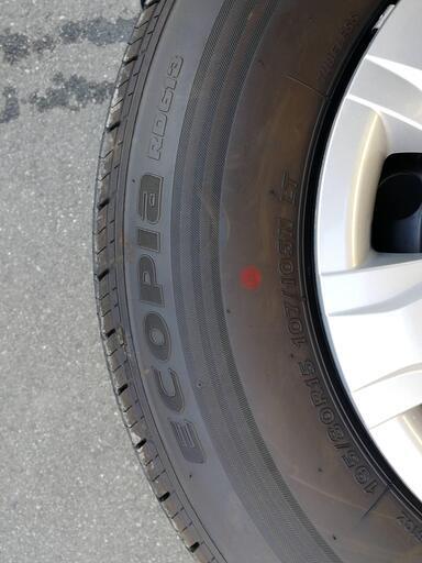 2021年12月 納車ハイエース(GDH206V) に付いていたタイヤ+ホイール+ 