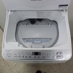 洗濯機 5.5kg 乾燥3.5kg シャープ 2019年製 ES-TX5C 乾燥機能付き 札幌 