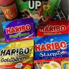 (商談成立)【あげます】HARIBO4種、ソース、麦芽飲料