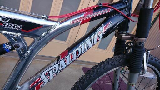自転車 SPALDING Cervezza1001改 フルサスATB 26×1.95 3×8s