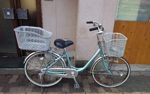 [BRIDGESTONE]Carusa(カルサ)24吋ファミリーサイクル アルミ/シングル/プレシャススカイ