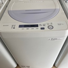 大人気⭐️SHARP洗濯機5.5キロ‼️2017年製(ES-GE...