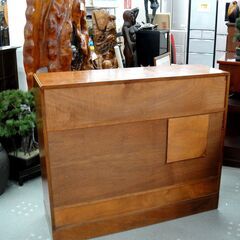 茶箪笥 茶棚 違い棚 袋棚 水屋 食器棚 収納棚 飾り棚 【モノ市場半田店】