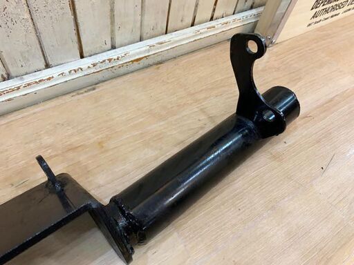 ☆中古パーツ ジムニー取り付け品 ウィンチ用バンパー ブラック 全長約