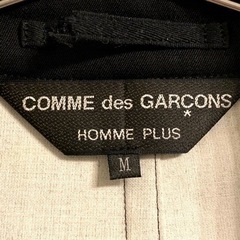 COMME des GARCONS HOMME PLUS ダブルコート ブラック