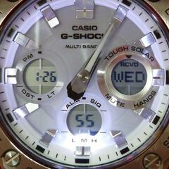 G-SHOCK CASIO GST-W110D カシオ G-STEEL メタルモデル 白い文字盤 腕時計 メンズ 時計 苫小牧西店 