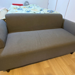 【IKEA】2人掛けソファ　グレー 