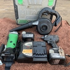 HITACHI HIKOKI インパクト グラインダー ブロワー 14.4V 3点セット