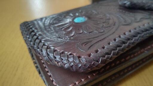 □□FateClad COW セール レザーウォレット□ハーレー バイカーズ①◼️ 