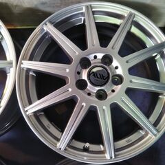 ☆美品☆16インチ トヨタ/スバル【富山】PCD100 プリウス インプレッサ レガシィ フォレスター ウィッシュ 86 レクサスCT エクシーガ +50 中古 ４本