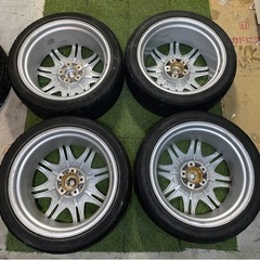 PRECIOUS 18X8J 9J PCD114.3 アルミホイール 4本