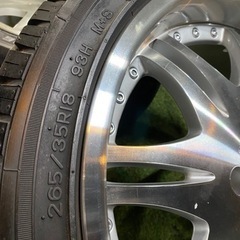 PRECIOUS 18X8J 9J PCD114.3 アルミホイール 4本