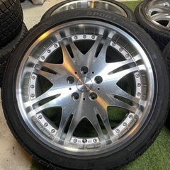 PRECIOUS 18X8J 9J PCD114.3 アルミホイール 4本