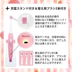 新品❤️電動歯ブラシ　替えブラシ３本付き − 埼玉県