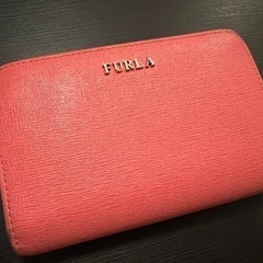FURLA ピンク 二つ折り財布 