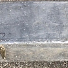 中古　レトロ　アルミ製トランク　アンティーク　ヴィンテージ　トランクケース　
