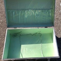 中古　レトロ　アルミ製トランク　アンティーク　ヴィンテージ　トランクケース　