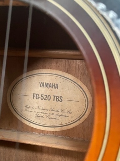 YAMAHA FG-520 TBSアコースティックギター　新弦