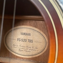 【ネット決済】YAMAHA FG-520 TBSアコースティック...
