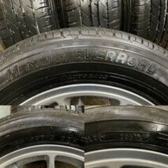 【Maxrun EVERROAD 185/65R15】夏タイヤ【東京車輪 TSA 15インチ 6.5J4HPCD100+38】2018年製 バリ溝 bB等　(VVT452)クレジットカード QRコード決済可能