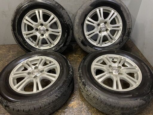 BS NEXTRY 185/70R14】夏タイヤ【REVER LINE 14インチ 5.5J4HPCD100+38 