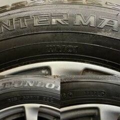 【DUNLOP WINTER MAXX WM01 215/65R16】スタッドレス【Exsteer 16インチ 6.5J5HPCD114.3+53】2018年製 エリシオン等　(VTC500) クレジットカード QRコード決済可能