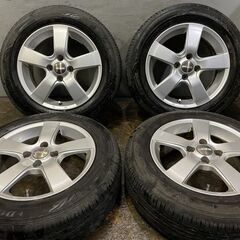 【DUNLOP ENASAVE EC203 185/65R15】夏タイヤ【STYLE PRASINO 15インチ 6J4HPCD100+40】2017年製 バリ溝 ノート ティーダ等　(VTG443) クレジットカード QRコード決済可能