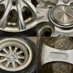 【DUNLOP WINTER MAXX WM01 165/70R14】スタッドレス【Weds JOKER 14インチ 4.5J4HPCD100+45】バリ溝　(VTJ412) クレジットカード QRコード決済可能