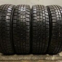 【DUNLOP WINTER MAXX WM01 165/70R14】スタッドレス【Weds JOKER 14インチ 4.5J4HPCD100+45】バリ溝　(VTJ412) クレジットカード QRコード決済可能