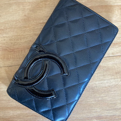 シャネル長財布　カンボンシリーズ　美品♪