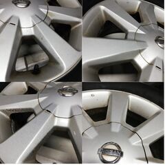 215/65R16 ブリヂストン LUFT RVII 2017年製 70～80% 16X6.5 日産 エルグランド 純正 5H -114.3 4本    ～横浜市旭区 ズーラシア近く～