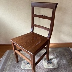 【アウトレットイタリア製木製椅子】SILVIA
