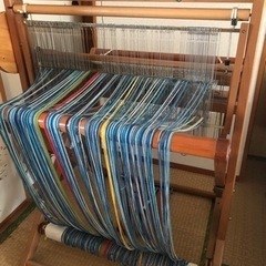 さをり織　機織り機　糸40本　整経台付き さをり織 機織り機 糸40本 整経台付き