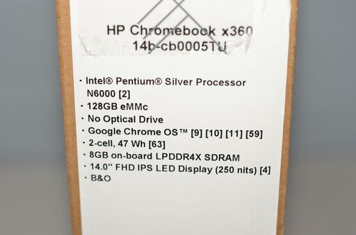 中古美品 Google Chromebook HP Chromebook x360 14b-cb0005TU ノート