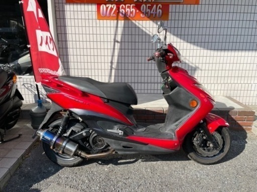 ★13万円　シグナスX ビームスマフラー！セル1 実働車★ヤマハ　シグナス　SE44J 3型　小型　スクーター