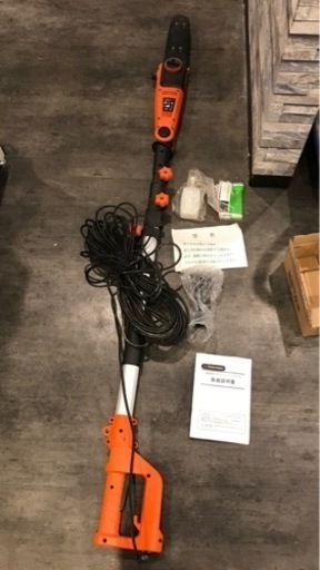 【中古】YARD FORCE 高枝チェーンソープラス 0725 替刃付き