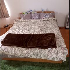 大きいベッド　180 cmX 2 + ベッド用のマットレスX4　