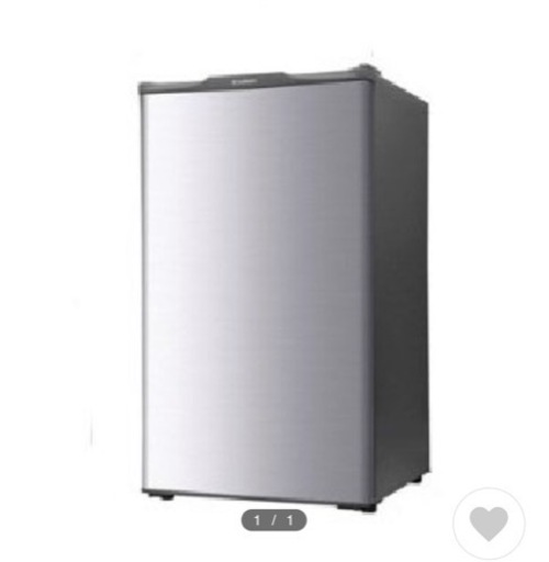 エスキュービズム 1ドア冷凍庫 WFR-1060SL シルバー 60L 未使用品