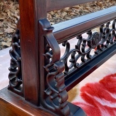 唐木家具 紫檀 無垢材 衝立格子 パーティション間仕切り☆お値下げ相談可‼️