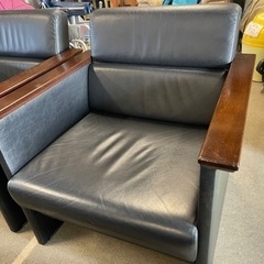 イトーキ　応接セット　長椅子と小椅子２点