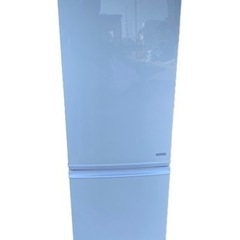 2016年製 SHARP SJ-C17C-W 2ドア 冷蔵庫 167Lつけかえどっちもドア(0126)