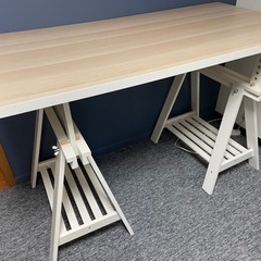 【ネット決済】IKEA テーブル板×脚セット　ダイニングテーブル...
