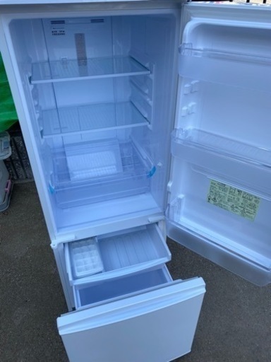 2016年製 SHARP SJ-C17C-W 2ドア 冷蔵庫 167Lつけかえどっちもドア(0126) 2016年製 SHARP SJ-C17C-W 2ドア 冷蔵庫 167Lつけかえどっちもドア(0126)