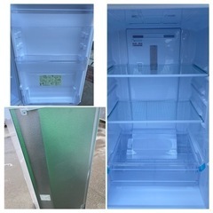 2016年製 SHARP SJ-C17C-W 2ドア 冷蔵庫 167Lつけかえどっちもドア(0126)