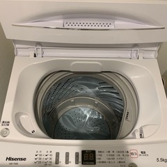 【美品】2020年製 Hisense/ハイセンス 全自動洗濯機　...